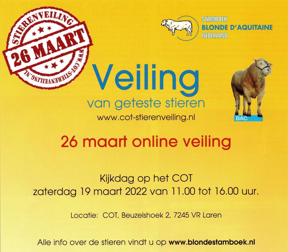 Affiche online veiling 2022-03-26